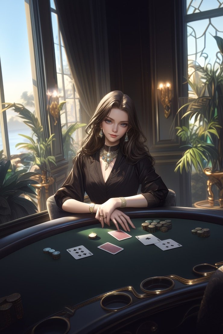 Tampilan meja Blackjack langsung dengan dealer profesional di studio multi-kamera sultan toto